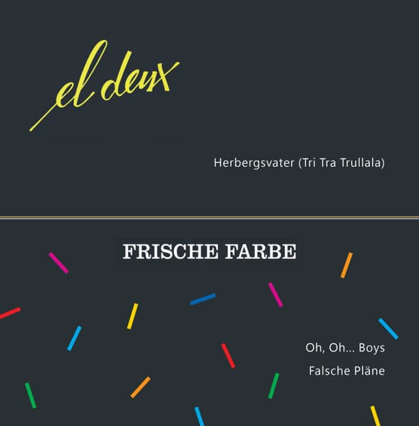El Deux / Frische Farbe - Split EP — EL DEUX | Vinilo